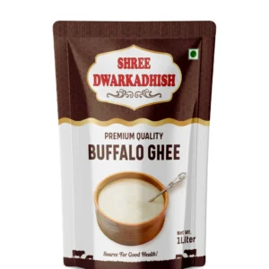 Shree Dwarkadhish buffalo ghee pouch 1 litre