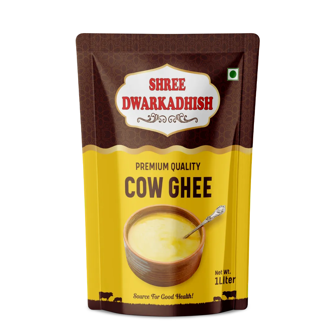 Shree Dwarkadish Cow Ghee 1 litre pouch